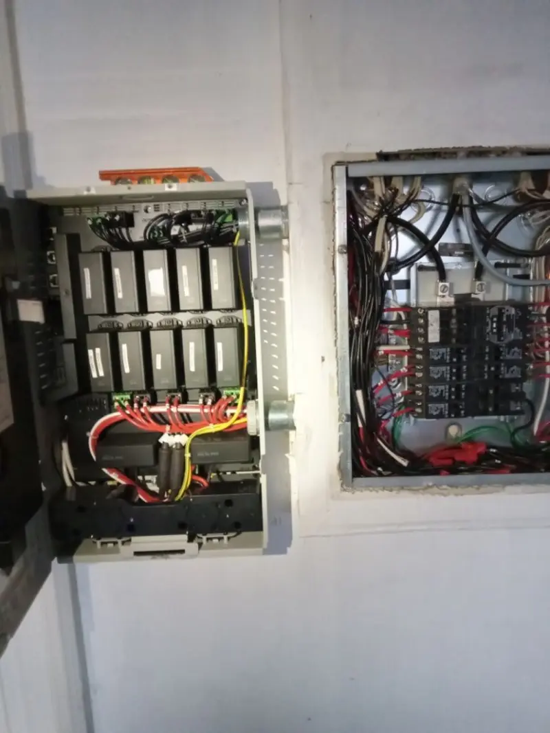 Electrical panel upgrade completed for Ring Doorbell Installation in Bethesda